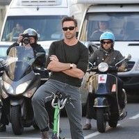 Hugh Jackman leaves the Radio 1 studios Photos | Picture 75441